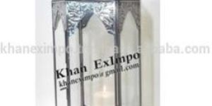 Steel And Glass Candle Holder Lantern