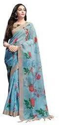 Pure Linen Sarees