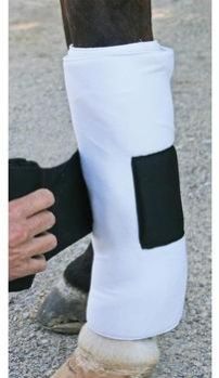 White Bow Leg Wraps Horse Bandage