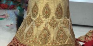 Traditional Heavy Silk Bridal Lehenga Choli