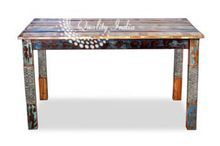 Wooden Reclaimed Simple Small Dining Table