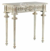 Wooden White Color Side Table