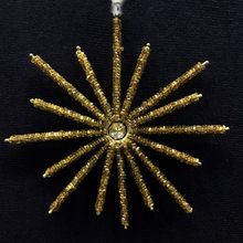 Snow Flakes Rising Sun Yellow Beads