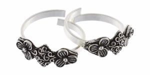 Women Silver Toe Ring (STR36)