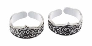 Women Silver Toe Ring (STR41)