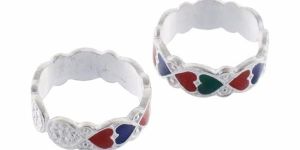 Women Silver Toe Ring (STR42)