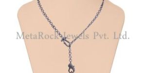 Sterling Silver Circle Charm Necklace