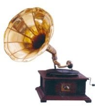 Wooden Gramophone