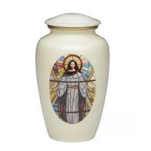 White Church Brass Cremation Urn