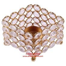 Square Crystal T-Light Holder