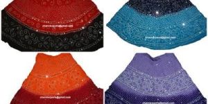 Women Bandhini Work Skirt