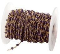 Sterling Silver Gold Plated Wire Wrapped Amethyst