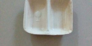 Areca Leaf Two Partition Bowl