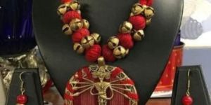 Traditional Red Dokra Necklace