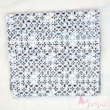 White Running Cotton Hand Block Printed Sewing Voile Fabric-Craft Jaipur
