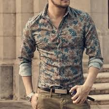 Mens Designer Printed Shirt