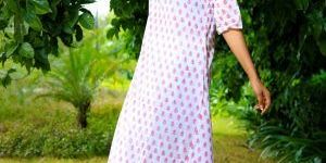 Women Dress Gown Maxi Cotton Nightwear Kimono Bath Robe Long Bikini