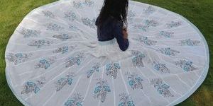 Women Long Skirt Hippy Mini Dress Choli SSTHS62