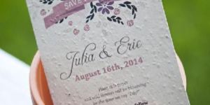 Plantable Invitation Cards