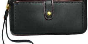 Women Casual Black Slim Wallet
