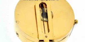 Handmade Triangle Shinny Gold Brass