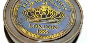 Kelvin and Hughes Brass Calendar Compass