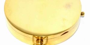 VINTAGE MARITIME ANTIQUE FLAT BRASS COMPASS