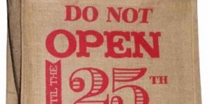 Long Lasting Jute Christmas Gift Bag