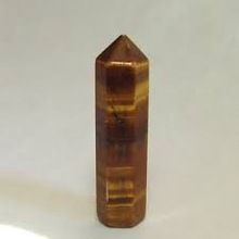 Tiger Eye Gemstone Healing Pencil Point Wands