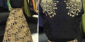 SLEEVELESS FASHIONABLE LADIES GOWN