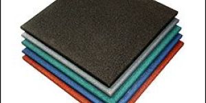 GYMNASIUM FLOOR RUBBER TILES