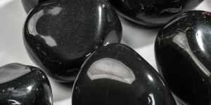 Black Polished Pebbles