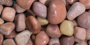 Red Natural Polished Pebbles