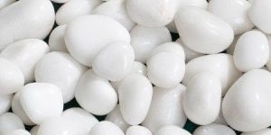 White Polished Pebbles