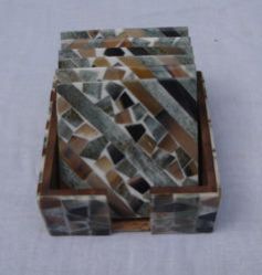 Horn Bone Tea Coaster