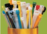 PLASTIC CABLE TIES AND TAGGING