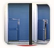Rolling Shutter with Wicket Door