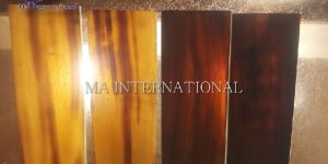 Water Buffalo Horn Plates for Sunglasses Frames Natural Blank Horn Plates