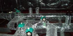Chiller Piping with Insulation
