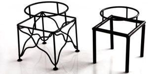 Rot Iron Square Table
