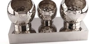 SS Multipurpose Counter Three Pots