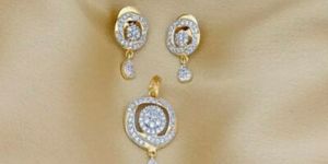 Diamond Pendant Set
