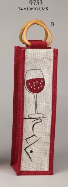 Pretty Print Wine Bags