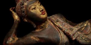 Wooden Buddha Sculpture