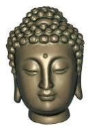 Brass Buddha Head