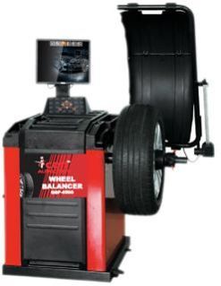 3D VIDEOGRAPHIC WHEEL BALANCER