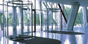 All Glass Revolving Door