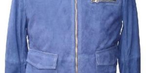 Goat Suede Zipper Jacket