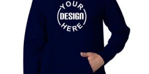 Printed Hoodies Navy
