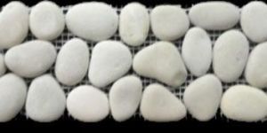 WHITE PEBBLES BORDERS